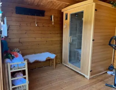 sauna pour les locataires des chambres et des gites au mas saint louis