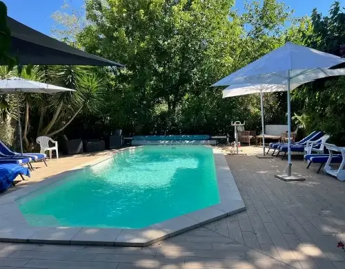 Piscine chauffée du Mas Saint-Louis