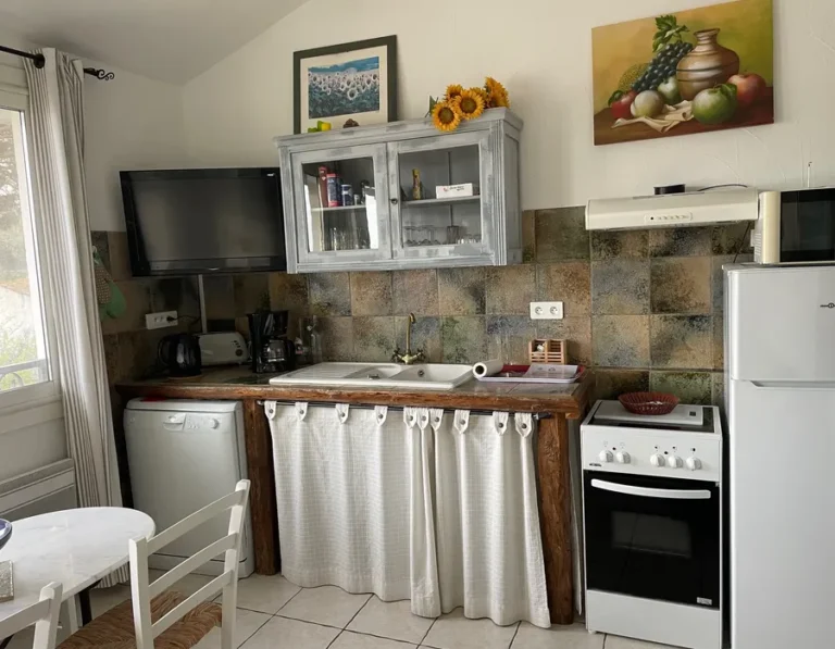 Cuisine équipée du gîte phu quoc tout equipé tout confort