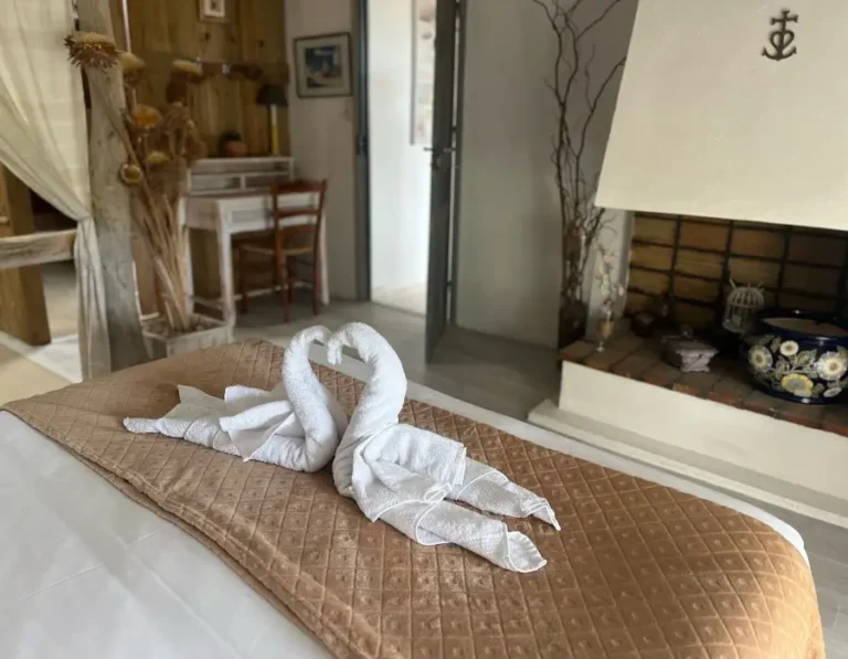 décoration dans ce gite à louer pour de superbes vacances en été au soleil en Camargue