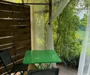 extérieur privatisé d'une chambre à louer pour des vacances au soleil en Camargue