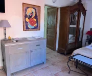 Chambre Séville au rez-de-jardin au mas saint louis